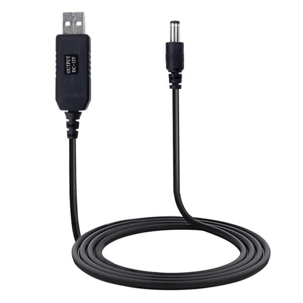 CABLE ELEVADOR DE VOLTAJE 5V (USB) A 12V (DC005) 3A