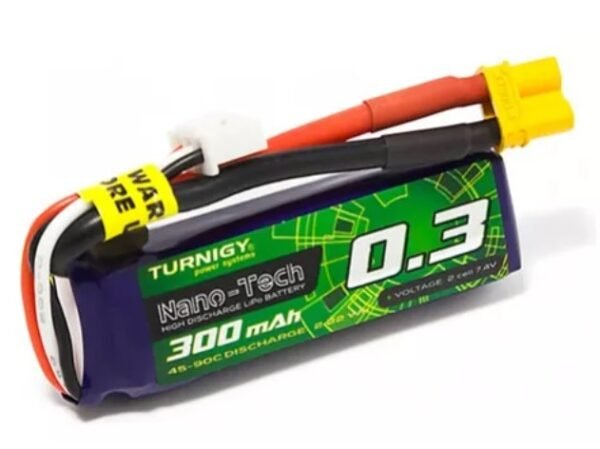 BATERÍA LIPO 2S 7,4V 300MAH TURNIGY NANO-TECH 45C