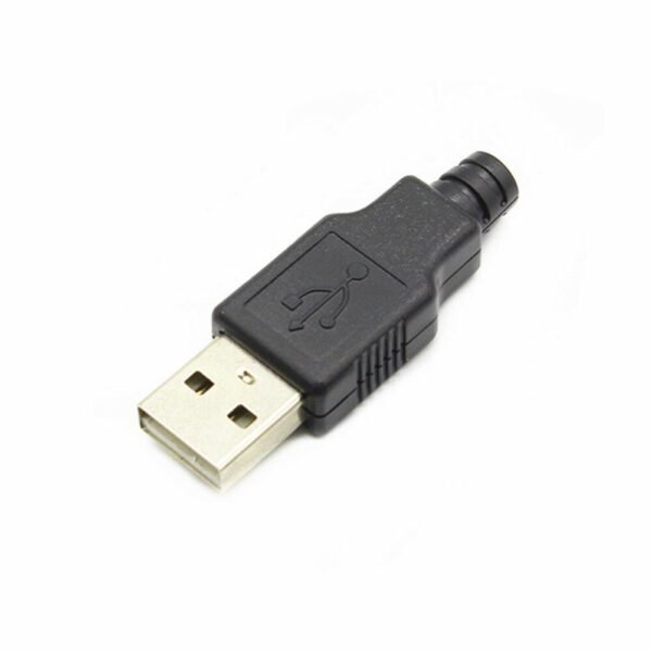 PLUG USB TIPO A MACHO CON CAPUCHÓN