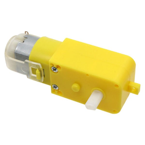 MOTORREDUCTOR TT 2 EJES AMARILLO 6VDC 48:1 PLÁSTICO